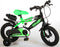 Volare Sportivo Kinderfiets - Jongens - 12 inch - Neon Groen Zwart - Twee Handremmen - 95% afgemonteerd