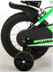 Volare Sportivo Kinderfiets - Jongens - 12 inch - Neon Groen Zwart - Twee Handremmen - 95% afgemonteerd