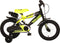 Volare Sportivo Kinderfiets - Jongens - 14 inch - Neon Geel Zwart - Twee Handremmen - 95% afgemonteerd