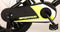 Volare Sportivo Kinderfiets - Jongens - 14 inch - Neon Geel Zwart - Twee Handremmen - 95% afgemonteerd