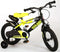 Volare Sportivo Kinderfiets - Jongens - 14 inch - Neon Geel Zwart - Twee Handremmen - 95% afgemonteerd