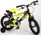 Volare Sportivo Kinderfiets - Jongens - 14 inch - Neon Geel Zwart - Twee Handremmen - 95% afgemonteerd