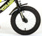 Volare Sportivo Kinderfiets - Jongens - 14 inch - Neon Geel Zwart - Twee Handremmen - 95% afgemonteerd