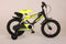 Volare Sportivo Kinderfiets - Jongens - 14 inch - Neon Geel Zwart - Twee Handremmen - 95% afgemonteerd