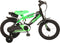 Volare Sportivo Kinderfiets - Jongens - 14 inch - Neon Groen Zwart - Twee Handremmen - 95% afgemonteerd
