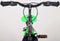Volare Sportivo Kinderfiets - Jongens - 14 inch - Neon Groen Zwart - Twee Handremmen - 95% afgemonteerd