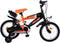 Volare Sportivo Kinderfiets - Jongens - 14 inch - Neon Oranje Zwart - Twee Handremmen