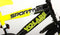 Volare Sportivo Kinderfiets - Jongens - 16 inch - Neon Geel Zwart - 95% afgemonteerd