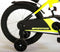 Volare Sportivo Kinderfiets - Jongens - 16 inch - Neon Geel Zwart - 95% afgemonteerd