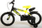 Volare Sportivo Kinderfiets - Jongens - 16 inch - Neon Geel Zwart - 95% afgemonteerd