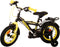 Volare Thombike Kinderfiets - Jongens - 12 inch - Zwart Geel - Twee Handremmen