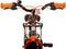 Volare Thombike Kinderfiets - Jongens - 12 inch - Zwart Oranje - Twee Handremmen