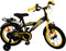 Volare Thombike Kinderfiets - Jongens - 14 inch - Zwart Geel - Twee Handremmen