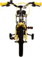 Volare Thombike Kinderfiets - Jongens - 14 inch - Zwart Geel - Twee Handremmen