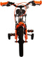 Volare Thombike Kinderfiets - Jongens - 14 inch - Zwart Oranje - Twee Handremmen