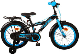 Volare Thombike Kinderfiets - Jongens - 16 inch - Zwart Blauw - Twee Handremmen