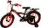 Volare Thombike Kinderfiets - Jongens - 16 inch - Zwart Rood - Twee Handremmen