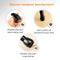 Volcan - Stoelpoot Doppen - 12-16mm - AntiKras Vilt - Stoelpootbeschermers - Stoelpoot Beschermers - Vloerbescherming - 24 Stuks - Rond - Zwart
