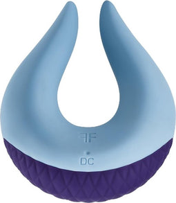 Volea clitorisvibrator Lichtblauw/Donkerpaars Basis