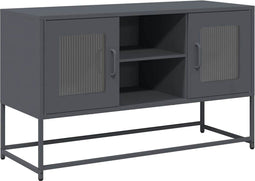 vidaXL - Tv-meubel - 100,5x39x60,5 - cm - staal - antracietkleurig