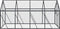 Volière 1,79x4x1,85 m aluminium antracietkleurig