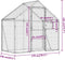 Volière 179x100x185 m aluminium antracietkleurig
