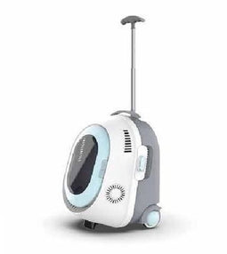 VOLLEDIGE transportdoos - Mpets - TROLLEY - Blauw & Wit