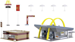 Vollmer 43635 H0 McDonald's snelrestaurant met McCafé