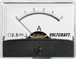 VOLTCRAFT AM-60X46/5A/DC Inbouwmeter AM-60X46/5A/DC 5 A Draaispoel