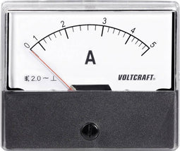 VOLTCRAFT AM-70X60/5A Inbouwmeter AM-70X60/5 A 5 A Weekijzer