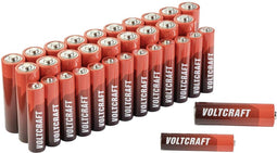 VOLTCRAFT Batterijset AA, AAA 34 stuk(s) Incl. box