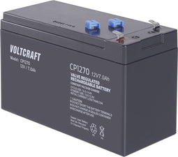 VOLTCRAFT CE12V/7Ah Loodaccu 12 V 7 Ah Loodvlies (AGM) (b x h x d) 151 x 100 x 65 mm Kabelschoen 4.8 mm Onderhoudsvrij