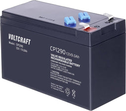 VOLTCRAFT CE12V/9Ah Loodaccu 12 V 9 Ah Loodvlies (AGM) (b x h x d) 151 x 100 x 65 mm Kabelschoen 6.35 mm Onderhoudsvrij
