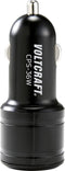 VOLTCRAFT CPS-36W VC-11015375 USB-oplader 3 A 2 x USB Auto