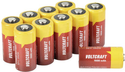 VOLTCRAFT CR123A 10pcs CR123A Fotobatterij Lithium 1500 mAh 3 V 10 stuk(s)
