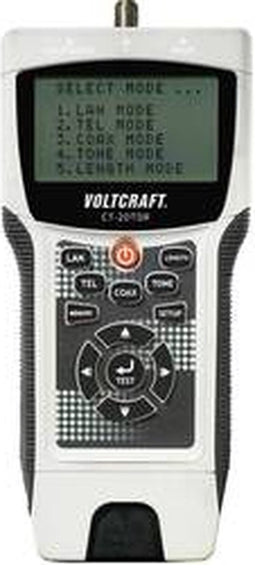 VOLTCRAFT CT-20TDR CT-20TDR Kabeltester Geschikt voor Afgeschermde/niet-afgeschermde kabels, CAT3, CAT4, CAT5, CAT5e, C