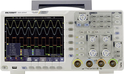 VOLTCRAFT DSO-6104F Digitale oscilloscoop 100 MHz 4-kanaals 1 GSa/s 40000 kpts 8 Bit Digitaal geheugen (DSO), Functiege