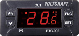 VOLTCRAFT ETC-902 Temperatuurregelaar NTC, PTC -30 tot 99 °C Relais 10 A (l x b x h) 58 x 77 x 34.5 mm