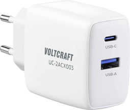 VOLTCRAFT GaN VC-13091935 USB-oplader 3.25 A 2 x USB-C, USB-A Binnen