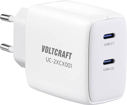 VOLTCRAFT GaN VC-13091940 USB-oplader 3.25 A 2 x USB-C Binnen