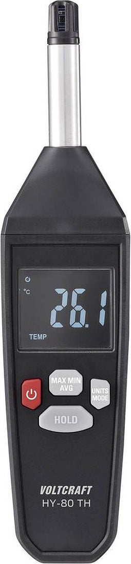 VOLTCRAFT HY-80 TH Luchtvochtigheidsmeter (hygrometer) 0 % Hrel 100 % Hrel Set hygrometer