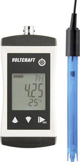 VOLTCRAFT KBM-110 pH-meter Redox (ORP), Temperatuur, pH-waarde