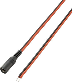 VOLTCRAFT Laagspannings-aansluitkabel Laagspanningsbus - Open kabeleinde 5.5 mm 2.5 mm 5.5 mm 2.5 mm 2.00 m 1 stuk(s)