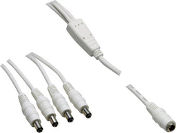 VOLTCRAFT Laagspannings-aansluitkabel Laagspanningsbus - Laagspanningsstekker 5.5 mm 2.1 mm 5.5 mm 2.1 mm 1.10 m 1 stuk