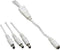 VOLTCRAFT Laagspannings-aansluitkabel Laagspanningsbus - Laagspanningsstekker 5.5 mm 2.1 mm 5.5 mm 2.1 mm 0.35 m 1 stuk