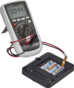 VOLTCRAFT MB-702 Meetadapter voor batterij - Recht Zwart, Rood