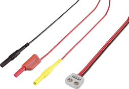 VOLTCRAFT MB-704 Meetadapter - 9 V batterij (blok) aansluiting Recht Zwart, Rood