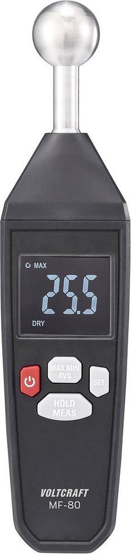 VOLTCRAFT MF-80 Materiaalvochtmeter Meetbereik bouwvochtigheid 0 tot 100.0 % Meetbereik houtvochtigheid (bereik) 0 tot