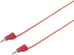 VOLTCRAFT MSB-200 Meetsnoer Banaanstekker 2 mm Banaanstekker 2 mm 0.90 m Rood 1 stuk(s)