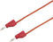 VOLTCRAFT MSB-300 Meetsnoer Banaanstekker 4 mm Banaanstekker 4 mm 1.00 m Rood 1 stuk(s)